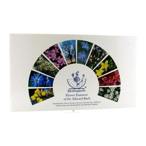 Flower Essence Services, Healing Herbs Practitioner Kit Dropper, 0.25 oz 40 pc Flower Essence Services