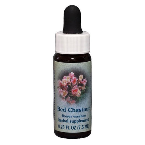 Flower Essence Services, Red Chestnut Dropper, 0.25 oz Flower Essence Services