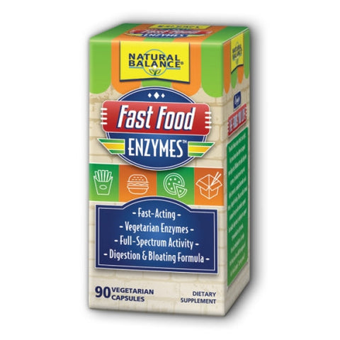 Natural Balance (Formerly known as Trimedica), Fast Food Enzymes, 90 VCaps Natural Balance (Formerly known as Trimedica)
