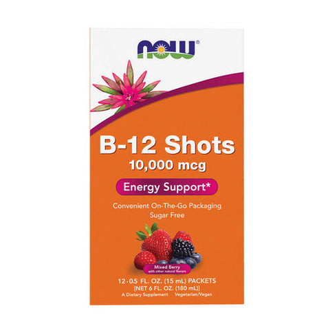 Now Foods, B-12 Energy Boost, 10,000 mcg, 12 Pack, 15 ml Now Foods
