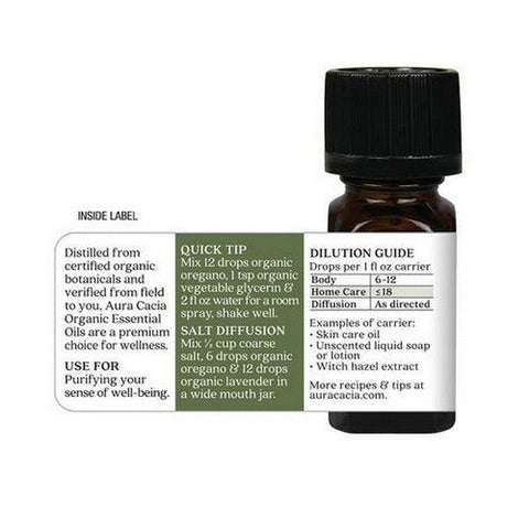 Aura Cacia, Essential Oil, Oregano 0.25 oz Aura Cacia