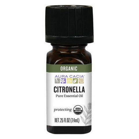 Aura Cacia, Essential Oil, Citronella 0.25 oz Aura Cacia