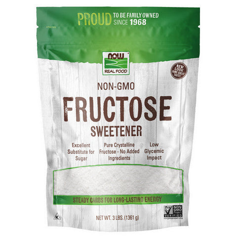 Now Foods, Fructose Fruit Sugar, 3 lb Now Foods
