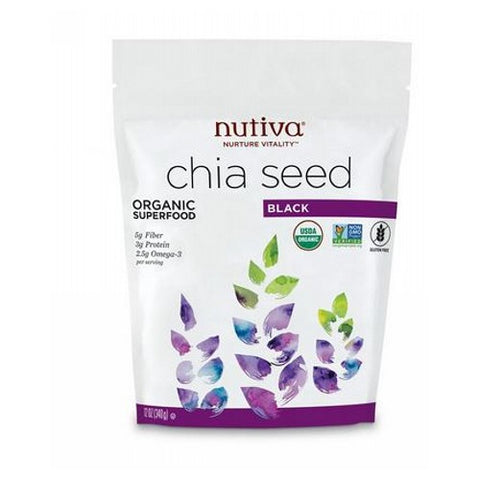 Nutiva, Chia Seed, 12 oz Nutiva