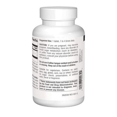 Source Naturals, Acetyl L-Carnitine And Alpha-Lipoic Acid, 650 Mg, 180 Tabs Source Naturals