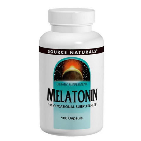 Source Naturals, Melatonin, 1 mg, 100 caps Source Naturals