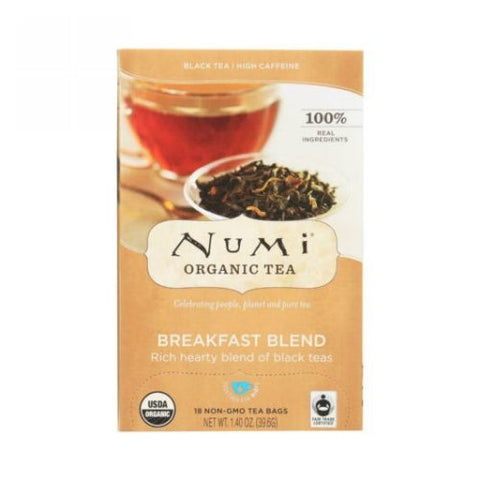 Numi Tea, Black Tea, Breakfast Blend 18 bags Numi Tea