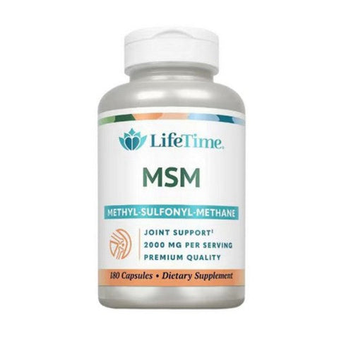 Life Time Nutritional Specialties, 100% Pure MSM, 1000 mg, 180 caps Life Time Nutritional Specialties