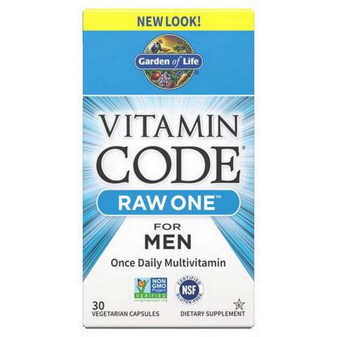 Vitamin Code Raw One For Men Multivitamin Capsules 30 Count by Garden of Life