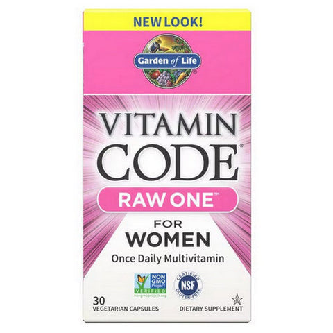 Garden of Life, Vitamin Code RAW One for Women, 30 caps Garden of Life