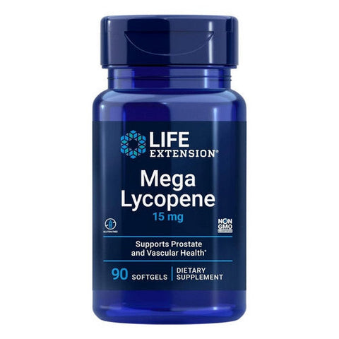 Life Extension, Mega Lycopene Extract, 15 mg, 90 sgels Life Extension