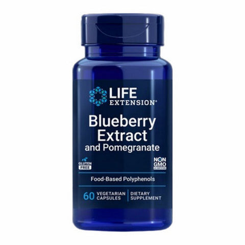 Life Extension, Blueberry Extract And Pomegranate, 60 Veg Caps Life Extension