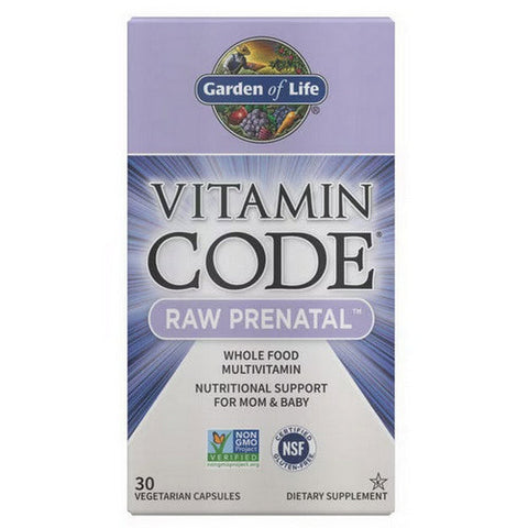 Garden of Life, Vitamin Code Raw Prenatal, 30 caps Garden of Life