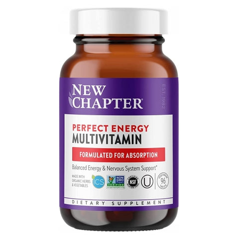New Chapter, Perfect Energy Multivitamin, 120 Veg Caps New Chapter