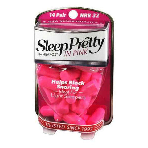 Hearos, Sleep Pretty In Pink Earplugs, 14 Pair Hearos
