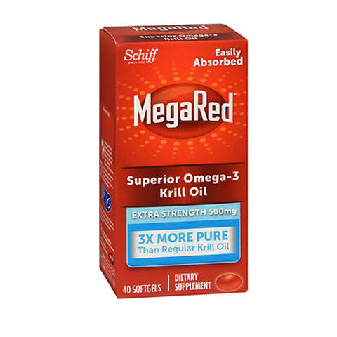 Megared Omega-3 Krill Oil Softgels Extra Strength 45 Count by Schiff