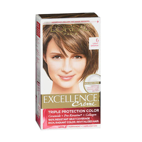 L'oreal, LOreal Excellence Creme, Light Brown 1 each L'oreal
