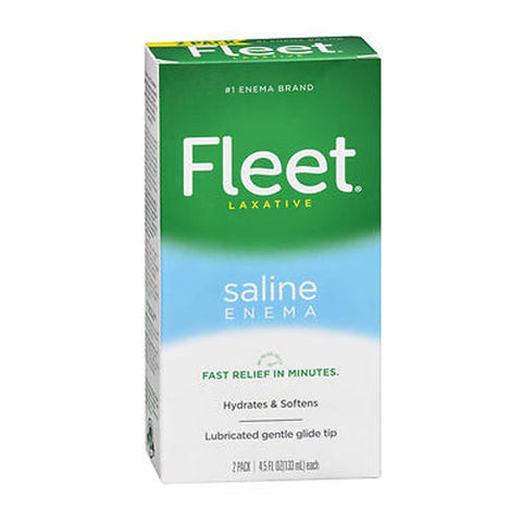 Fleet, Saline Enema Laxative, 2 X 4.5 Oz Fleet