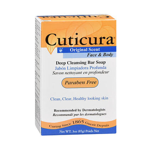 Cuticura, Face And Body Antibacterial Medicated Soap Bar Original, 3 Oz Cuticura