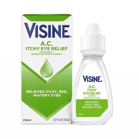 Visine, A.C. Itchy Eye Relief Eye Drops, 0.5 Oz Visine