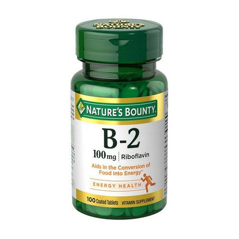 Sundown Naturals, Vitamin B-2 Riboflavin Coated, 100 mg, 100 Tabs Sundown Naturals