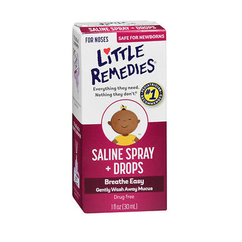 Little Remedies, Little Noses Saline Spray/Drops, 1 oz Little Remedies