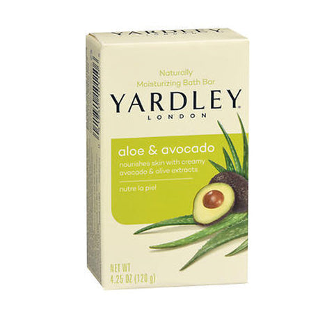 Yardley, London Naturally Moisturizing Bar Soap, Fresh Aloe 4.25 oz Yardley