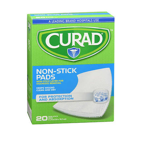 Curad, Non-Stick Pads 3 X 4 Inches, 20 Count Curad