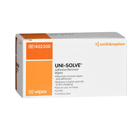 Smith & Nephew, Medical Uni-Solve Adhesive Remover Wipes, 50 each Smith & Nephew