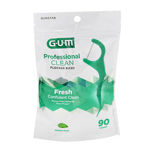 Gum, Eez-Thru Flossers, Mint 90 each Gum
