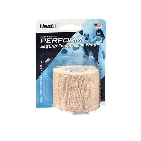 Healit, Maximum Support Self-Adhering Athletic Tape Or Bandage 2 Inch Beige, 1 Each Healit