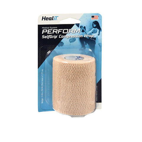 Healit, Maximum Support Self-Adhering Athletic Tape Or Bandage 3 Inch Beige, 1 Each Healit