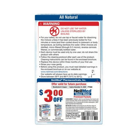 Neilmed, Nasaflo Neti Pot With Premixed Packets, 1 Each Neilmed