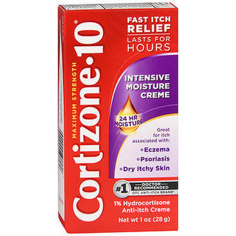 Gold Bond, Cortizone-10 Intensive Healing Formula Anti-Itch Creme Maximum Strength, Count of 1 Cortizone-10