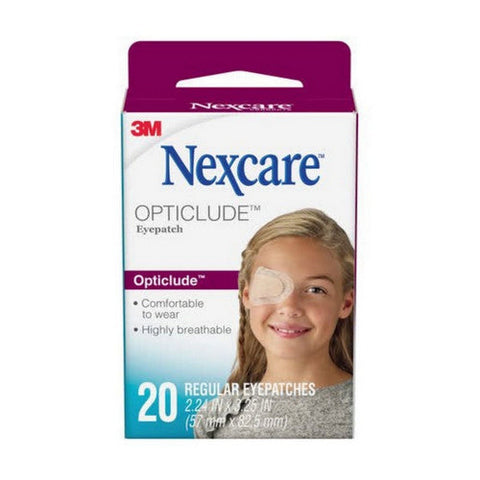 Nexcare, Opticlude Eye Patches Regular, 20 Units