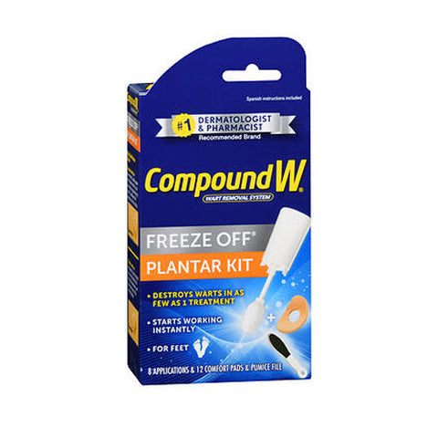 Med Tech Products, Compound W Freeze Off Plantar Wart Removal System Disposable Applicators, 8 each Compound W