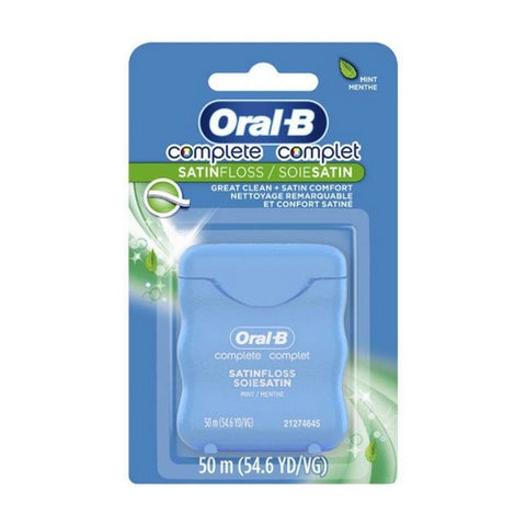 Oral-B, Complete Mint Satin Floss, 1 Count / 54.6 YD Oral-B