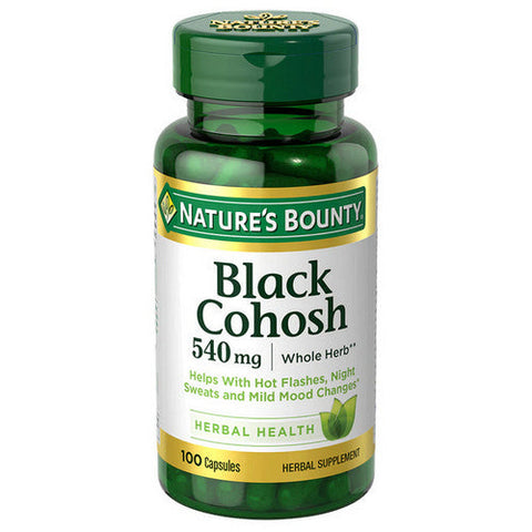 Nature's Bounty, Black Cohosh, 540 Mg, 100 Capsules Nature's Bounty