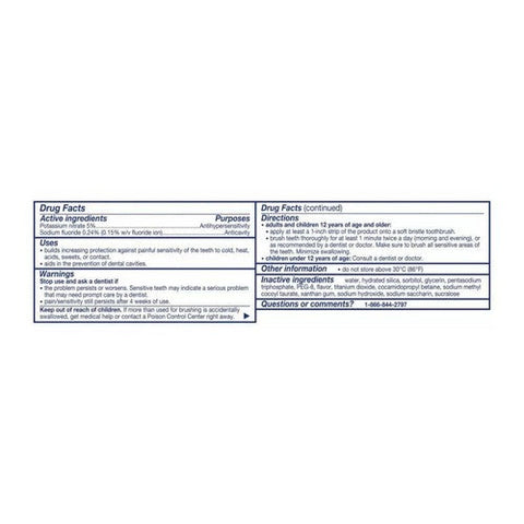 Sensodyne, Extra Whitening Toothpaste For Sensitive Teeth And Cavity Prevention, 4 Oz Sensodyne