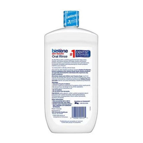 Biotene, Dry Mouth Oral Rinse Fresh Mint, 33.8 Oz Biotene