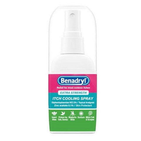 Benadryl, Itch Relief Spray Extra Strength, 2 Oz Benadryl