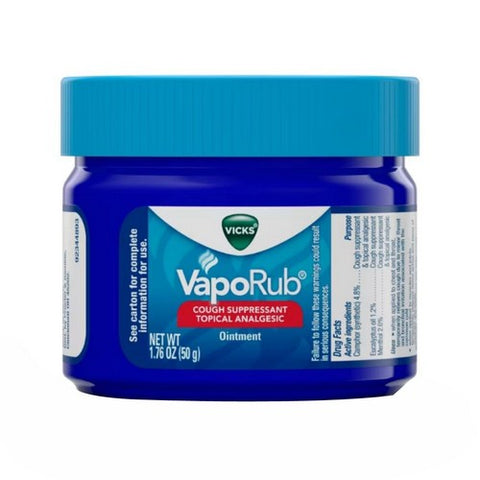 Vicks, Vaporub Cough Suppressant Ointment, 1.76 Oz
