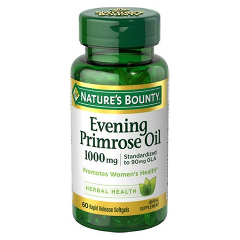 Nature's Bounty, Evening Primrose Oil, 1000 Mg, 60 Softgels Nature's Bounty