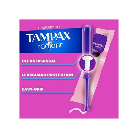 Tampax, Pearl Tampons Super Plus Absorbency Unscented, 18 Count Tampax