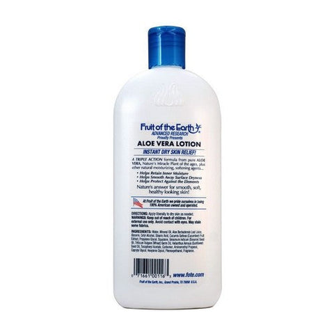 Fruit Of The Earth, Aloe Vera Skin Care Lotion, 16 Oz Fruit Of The Earth